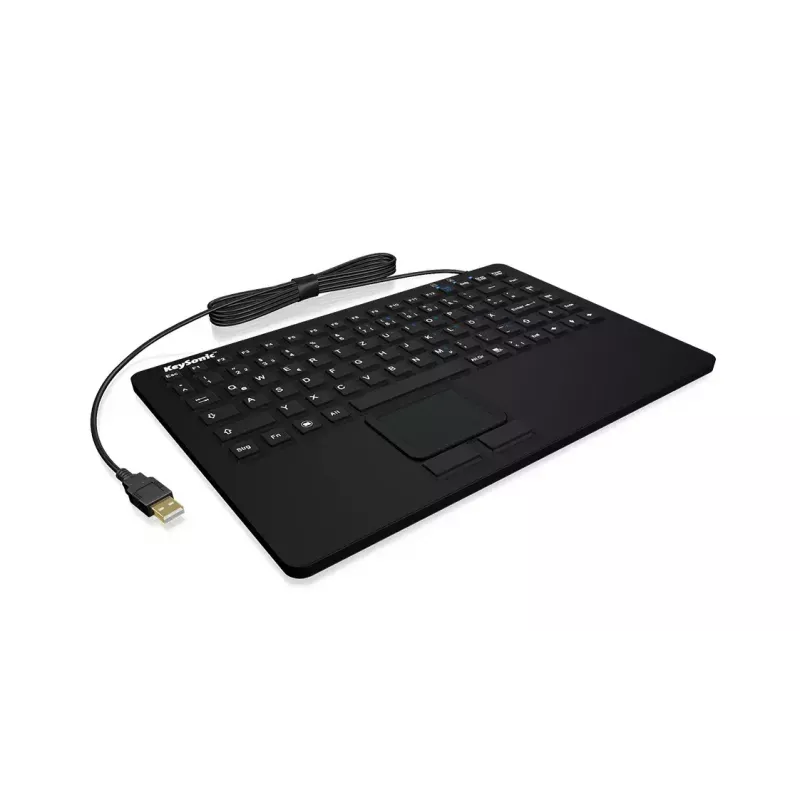 KeySonic KSK-3230IN (DE) toetsenbord universeel USB QWERTZ Duits zwart