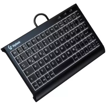KeySonic KSK-3011ELC (DE) toetsenbord home USB QWERTZ Duits zwart