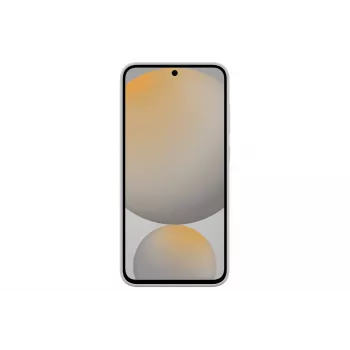 Cover Samsung Galaxy S24 FE monochromatisch grijs met tafelstandaard