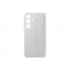 Cover Samsung Galaxy S24 FE monochromatisch grijs met tafelstandaard