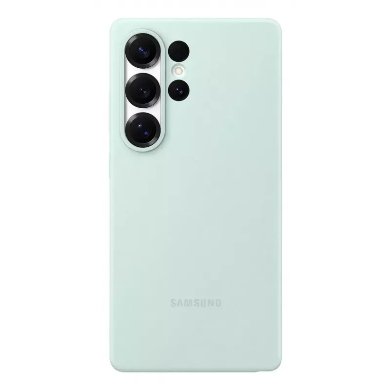 Samsung siliconen hoesje Galaxy S25 Ultra mintkleur