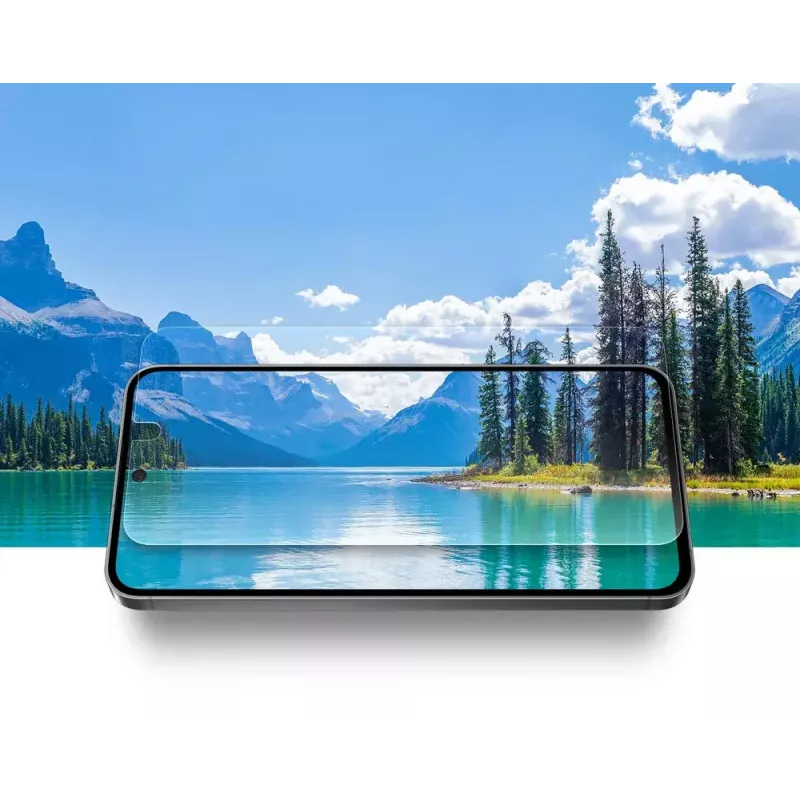 Samsung ontspiegelende displayschermfolie voor S24 FE krasvast transparant 2-pack