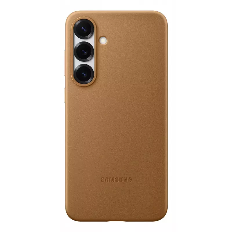 Kunstleer hoes Samsung Galaxy S25+ cover bruin 6,7 inch