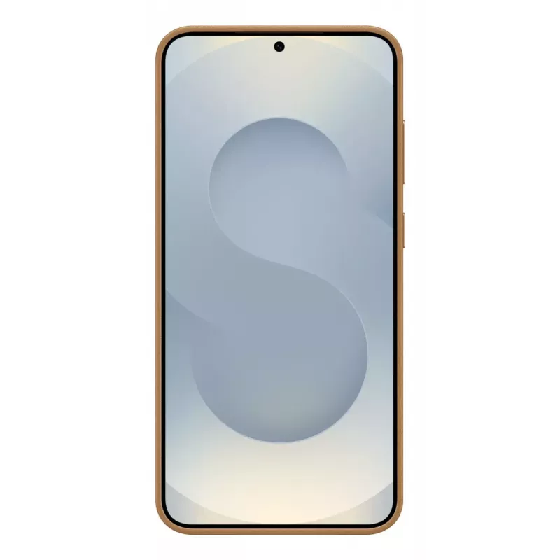 Kunstleer hoes Samsung Galaxy S25+ cover bruin 6,7 inch