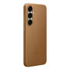 Kunstleer hoes Samsung Galaxy S25+ cover bruin 6,7 inch
