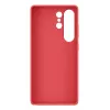 Hoesje Samsung Galaxy S25 Ultra siliconen hoesje rood monochromatisch