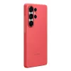 Hoesje Samsung Galaxy S25 Ultra siliconen hoesje rood monochromatisch