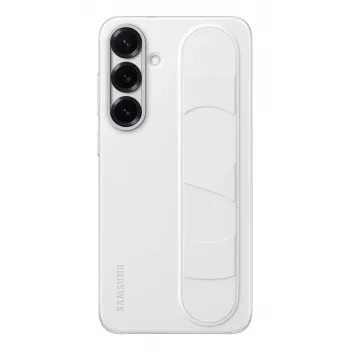 Samsung Standing Grip Case voor Galaxy S25+, hoesje, Samsung, Galaxy S25+, 17 cm (6,7 inch), wit