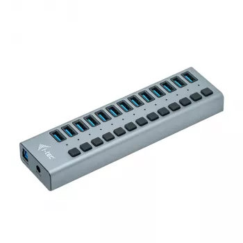 i-tec USB 3.0 oplaad-HUB 13 poorten + netadapter 60 W