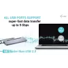i-tec USB-C metalen ergonomische 3x 4K display dockingstation + Power Delivery 100 W