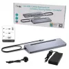 i-tec USB-C metalen ergonomische 3x 4K display dockingstation + Power Delivery 100 W