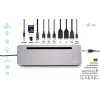i-tec USB-C metalen ergonomische 3x 4K display dockingstation + Power Delivery 100 W