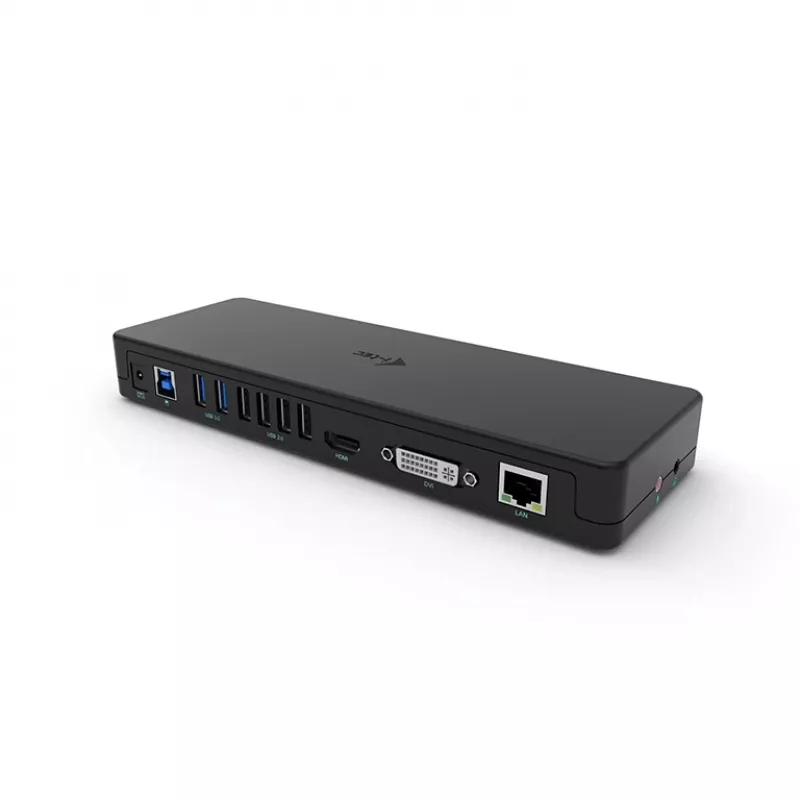 i-tec USB 3.0 / USB-C Dual Display dockingstation HDMI DVI + VGA