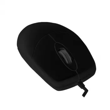 Contour Design Active Key Contour wasbare muis IP68 scrollwiel bedraad zwart PMJ1