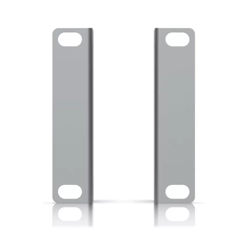Montageset Ubiquiti UACC-Rack-Ear-2U verzinkt staal grijs