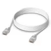Netwerk-patchkabel UBIQUITI UACC-Cable-Patch-EL-3M-W – Cat6, 3 m, 2,5 GbE, PoE++ (4PPoE), wit