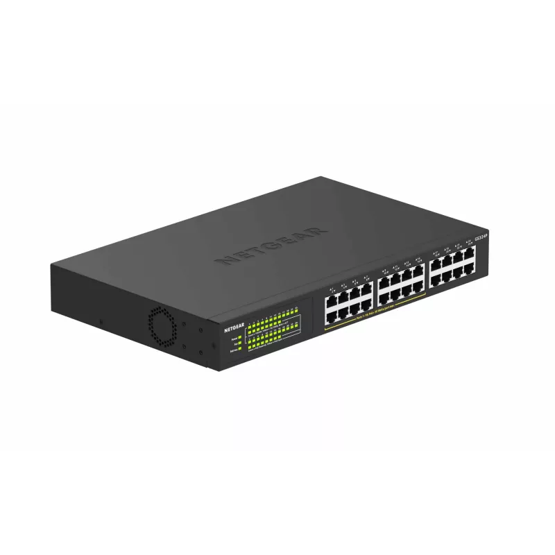 NETGEAR GS324P unmanaged Gigabit Ethernet (10/100/1000) Power over Ethernet (PoE) 1U zwart