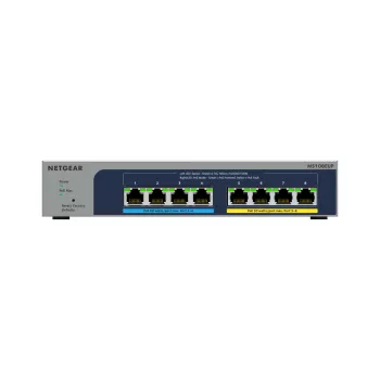 NETGEAR 8-poorts Ultra60 PoE++ Multi-Gigabit (2,5G) Ethernet Plus switch managed L2/L3 2.5G Ethernet (100/1000/2500) Power over Ethernet (PoE) grijs