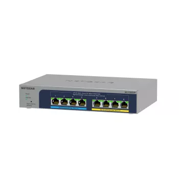 NETGEAR 8-poorts Ultra60 PoE++ Multi-Gigabit (2,5G) Ethernet Plus switch managed L2/L3 2.5G Ethernet (100/1000/2500) Power over Ethernet (PoE) grijs