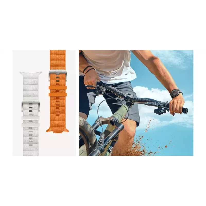 Band Samsung PeakForm Band voor Galaxy Watch Ultra grijs