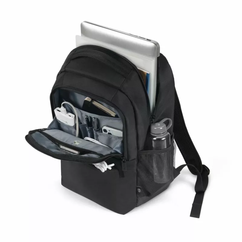 DICOTA Eco Core - 15-17.3in notebookrugzak - zwart / 300d 100% gerecycled PET-polyester