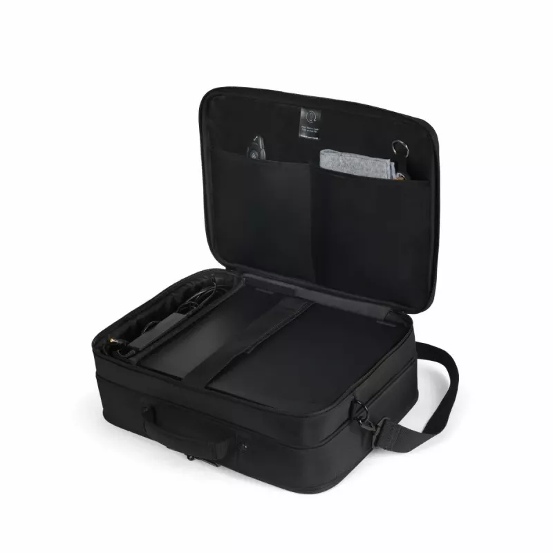 DICOTA Eco Multi Core - 14-16 inch notebooktas - zwart / 300d 100% gerecycled PET-polyester
