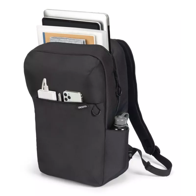 DICOTA Commuter - 13-16 inch notebookrugzak - zwart / 300d Rpet polyester