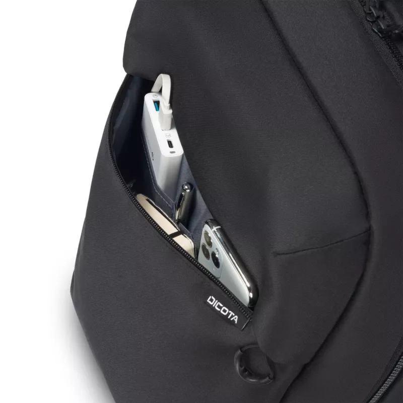 DICOTA Commuter - 13-16 inch notebookrugzak - zwart / 300d Rpet polyester