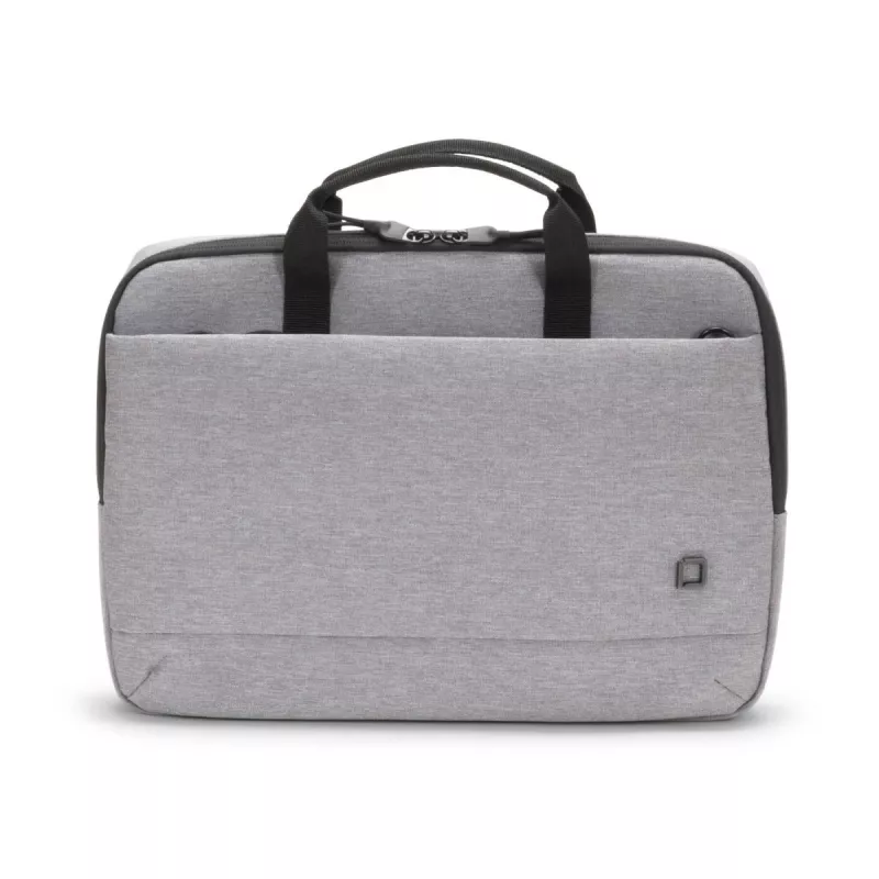 DICOTA slim Eco Motion - 14-15.6in notebooktas - lichtgrijs / 600d Rpe polyester