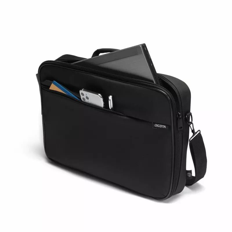 DICOTA Multi One - 13-14.1in notebooktas - zwart / 300d gerecycled PET-polyester