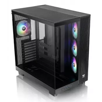 PC-behuizing Thermaltake View 380 XL TG ARGB midi tower zwart