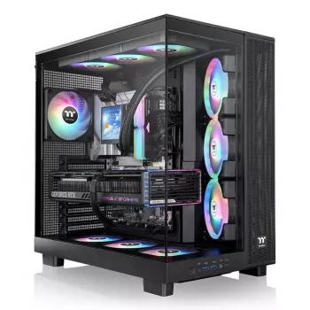 PC-behuizing Thermaltake View 380 XL TG ARGB midi tower zwart