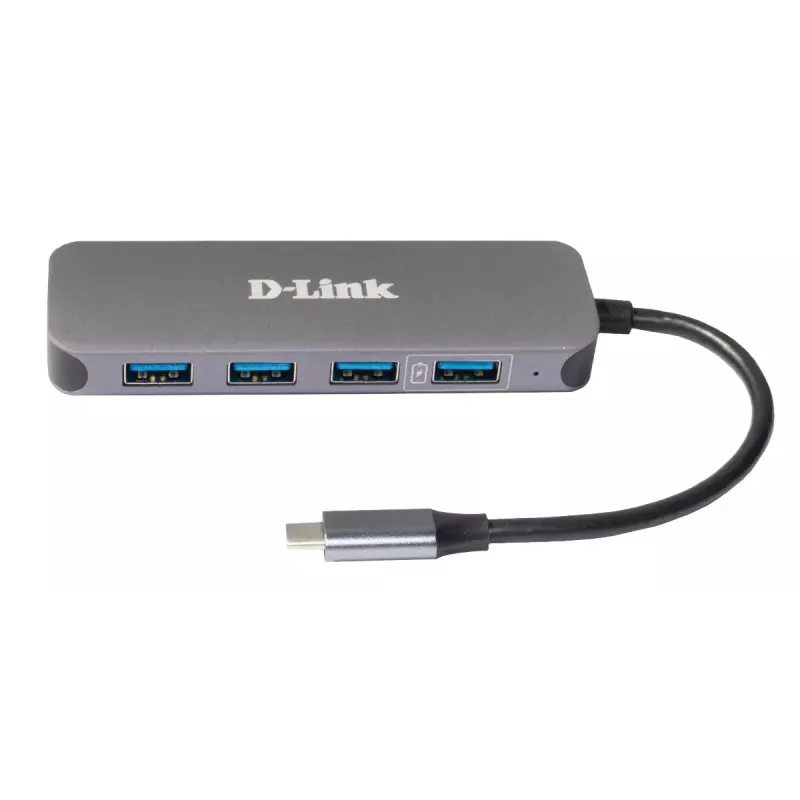 USB-hub D-Link DUB-2340 USB-C 4-poorts USB 3.0 Power Delivery 60W