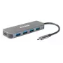 USB-hub D-Link DUB-2340 USB-C 4-poorts USB 3.0 Power Delivery 60W