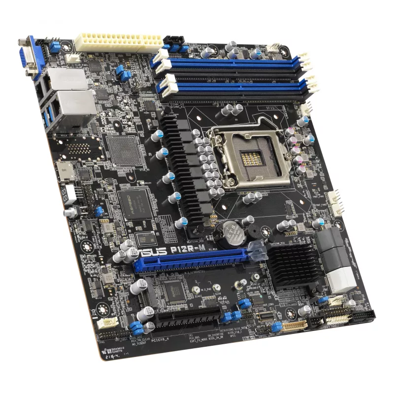 ASUS P12R-M servermoederbord, micro ATX, LGA 1200, Intel C252