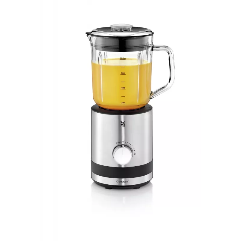 WMF KITCHENminis 0416490011 0,8 L tafelblender 400 W zwart, roestvrij staal, transparant