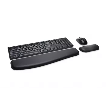 Kensington Pro Fit Wireless Desktop - Duitsland, full-size (100%), draadloos, RF draadloos, QWERTZ, zwart, muis inbegrepen