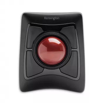 Kensington Expert muis draadloze trackball, dubbelhandig, optisch, RF draadloos + Bluetooth, 400 DPI, zwart