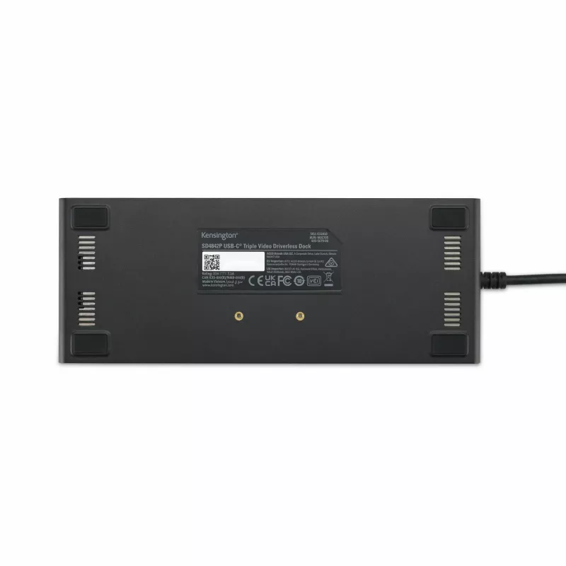 Kensington SD4842P EQ USB-C 10Gbps Triple Video Driverless dockingstation met 100W Power Delivery