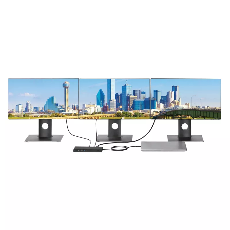 Kensington SD4842P EQ USB-C 10Gbps Triple Video Driverless dockingstation met 100W Power Delivery