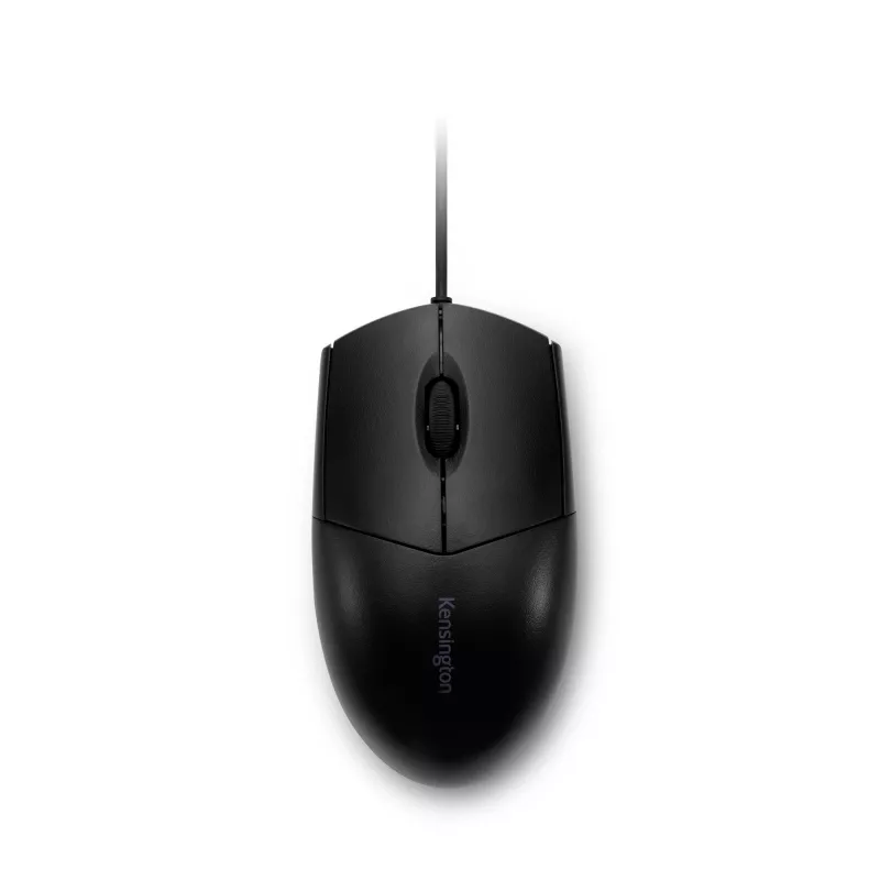 Kensington Pro Fit bedrade, wasbare muis, dubbelhandig, optisch, USB, 1600 DPI, zwart