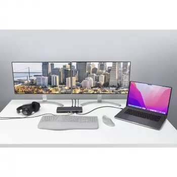 Kensington SD5760T Thunderbolt 4 Dual 4K dockingstation met 96W stroomvoorziening