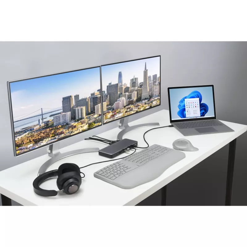 Kensington SD5760T Thunderbolt 4 Dual 4K dockingstation met 96W stroomvoorziening