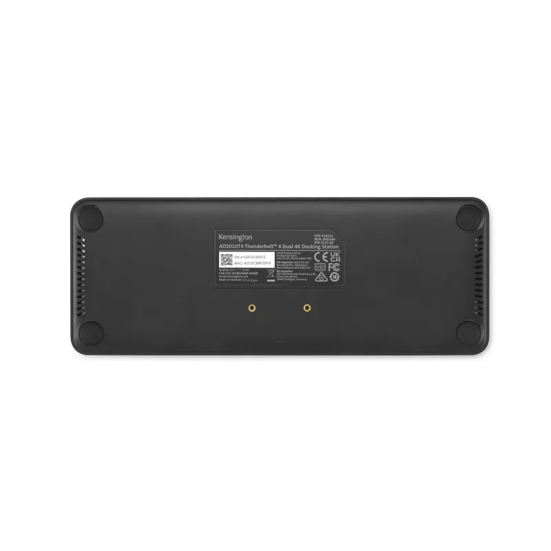 Kensington SD5760T Thunderbolt 4 Dual 4K dockingstation met 96W stroomvoorziening