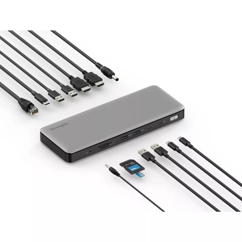 Kensington SD5760T Thunderbolt 4 Dual 4K dockingstation met 96W stroomvoorziening