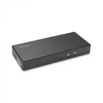 Kensington SD4781P EQ USB-C & USB-A Dual 4K dockingstation, bedraad, USB 3.2 Gen 2 (3.1 Gen 2) Type-C, 100 W, 3,5 mm, 10,100,1000 Mbit/s, zwart