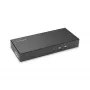 Kensington SD4781P EQ USB-C & USB-A Dual 4K dockingstation, bedraad, USB 3.2 Gen 2 (3.1 Gen 2) Type-C, 100 W, 3,5 mm, 10,100,1000 Mbit/s, zwart