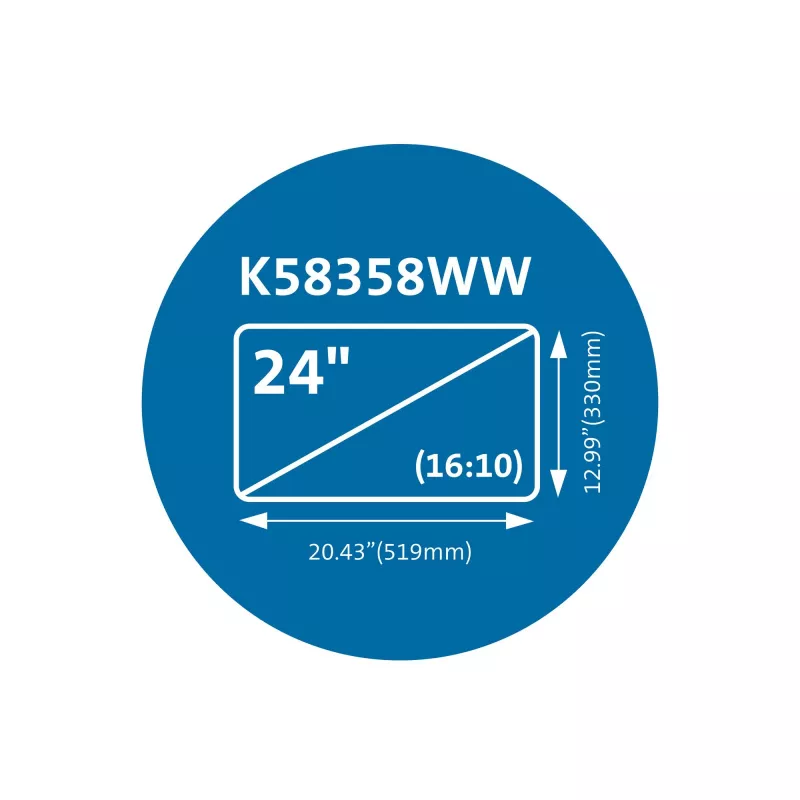 Kensington MagPro magnetisch privacyfilter voor monitors 24 inch (16:10)