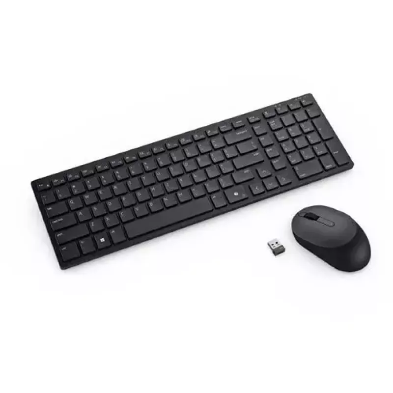 DELL KM555 toetsenbord-muisset universeel RF draadloos + Bluetooth QWERTZ Duits zwart