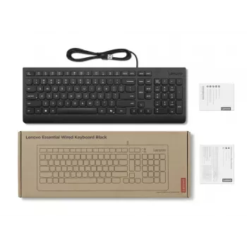 Lenovo 4Y41R64647 toetsenbord home/office USB Duits zwart